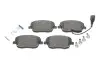 Колодки гальмівні (передні) Seat Ibiza/VW Polo 01-09/Skoda Fabia 99-14/Roomster 06-15 (+датчик) ICER 181597-701 (фото 1)