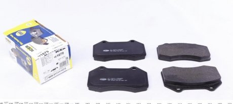 Комплект тормозных колодок (дисковых) ICER 181679 (фото 1)