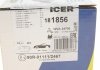 Комплект тормозных колодок (дисковых) ICER 181856 (фото 10)