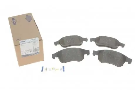 Колодки тормозные (передние) Fiat 500X/Jeep Renegade 14- ICER 182228