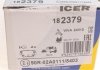 Комплект тормозных колодок (дисковых) ICER 182379 (фото 8)