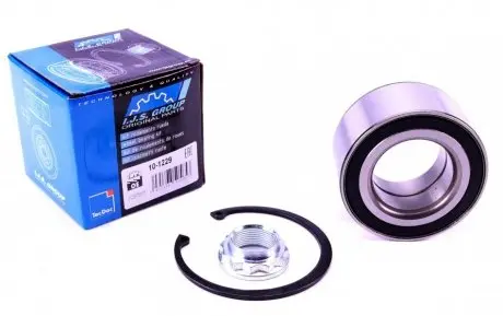 Подшипник ступицы (передней) BMW 3 (E90/E91/E92)/5 (E60/E61)/X5 (E53) 00- (49x90x45) (+ABS)(к-кт) IJS GROUP 10-1229