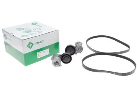 Комплект ременя генератора Ford Focus 2.5 ST 05-12, (5PK890 + 5PK848) INA 529 0477 10