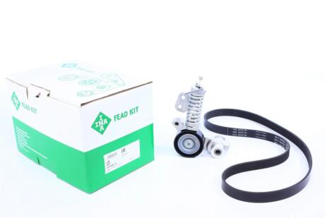 Комплект ременя генератора Volvo XC90 II (256), 09/14 -, (6PK 1180) INA 529 0485 10