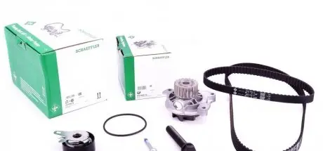Комплект ГРМ + насос VW T4 2.4D 90-03, 55/57kw, AJA/AAB INA 530 0406 30