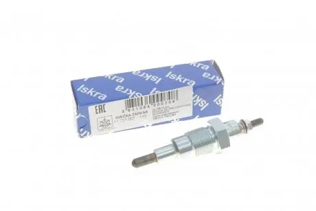 Свеча накаливания MB OM615-617 (9V) (M18x1.5/10s) (с пальчиком) ISKRA 11721007