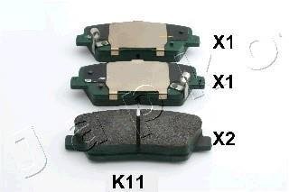 Колодки тормозные дисковые задние Hyundai Santa fe 2.0 CRDi-2.7 (05-15)/Kia Sorento 2.0 CRDi-3.5 (09-) JAPKO 51K11