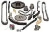 К-кт цепи ГРМ (18 деталей) Nissan Navara D22, D40 (02-), X-Trail (01-) 2.5 dCi, JAPKO KJK116 (фото 1)