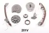 Ланцюг приводу ГРМ (к-кт) AVENSIS/COROLLA/RAV-4 1.4-1.8i 00-09 (з шестернями/+VVT) JAPKO KJK201V (фото 2)