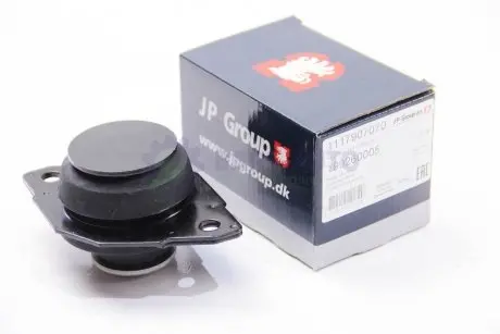 Подушка двигателя Caddy II 1.9SDI/1.4i/1.6i зад Л. JP GROUP 1117907070