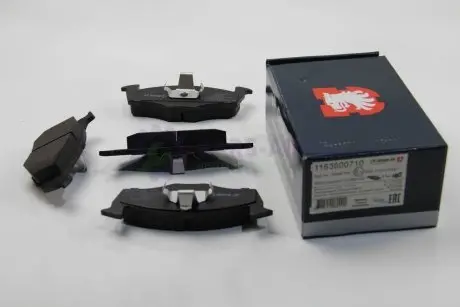 Тормозные колодки пер. Golf III -99/Polo -01 (19,5mm/VAG) JP GROUP 1163600710