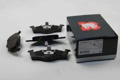 Тормозные колодки пер. Polo -01/Fabia 91-14 (17,2mm/VAG) JP GROUP 1163602910