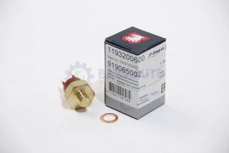 Датчик температури (2 конт./червоний/30С) Golf/Passat B2/Audi 100 JP GROUP 1193200600