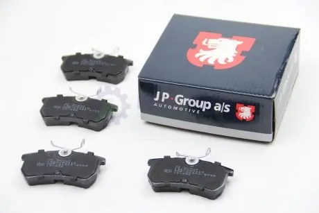 Тормозные колодки зад. Fiesta/Focus 98-08 (TRW) JP GROUP 1563700410