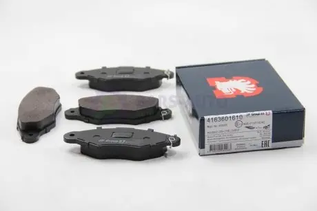 Тормозные колодки пер. Kangoo 97-08 (Bosch) (с датчиком) JP GROUP 4163601610