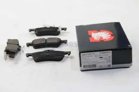 Тормозные колодки зад. Toyota Yaris 05- (teves) JP GROUP 4863700710