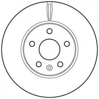 Диск гальмівний CHEVROLET, OPEL (комп. 2шт.) Jurid 562642JC
