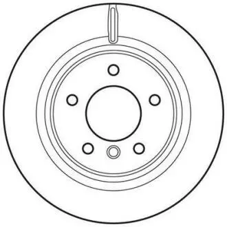 Гальмівний диск зад. BMW 1 (E82/E88) 06-13 (300*76) компл. 2шт Jurid 562786JC