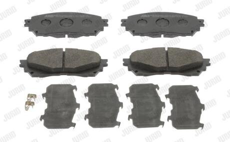 Гальмівні колодки пер. Mazda 6 12- (Akebono) Jurid 573444J