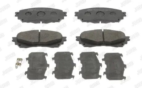 Гальмівні колодки пер. Mazda 6 12- (Akebono) Jurid 573444J