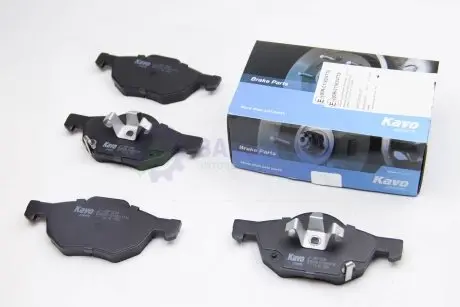 Колодки гальмівні (передні) Honda Accord VII 03-08 (155.1x62/69) KAVO PARTS KBP-2036