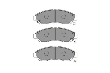 Колодки гальмівні (передні) Honda Pilot 08- KAVO PARTS KBP-2071