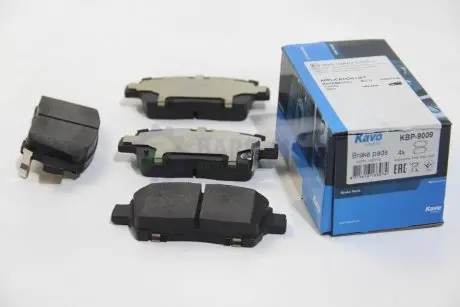 Колодки тормозные (передние) Toyota Corolla 01-07/iQ 08-15/Prius 00-09 (с датчиком) KAVO PARTS KBP-9009