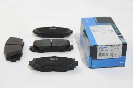 Колодки гальмівні (передні) Toyota Yaris 1.0-1.4 05- KAVO PARTS KBP-9097