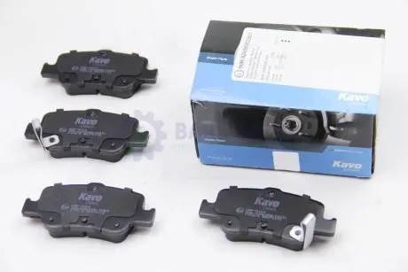 Тормозные колодки (задние) Toyota Auris 06-/Corolla 1.3-2.0D 12- (Bosch) KAVO PARTS KBP-9104