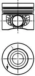 Поршень VW T5/T6 2.0TDI (81.00mm/STD) KOLBENSCHMIDT 40558600