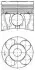 Поршень Opel Astra H/J/Zafira B 1.7 CDTI 03- (79.50mm/+0.50) KOLBENSCHMIDT 41071620 (фото 1)