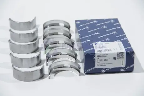 Вкладыши коренные Caddy III 1.6i (+0.5)(к-кт) KOLBENSCHMIDT 77551620