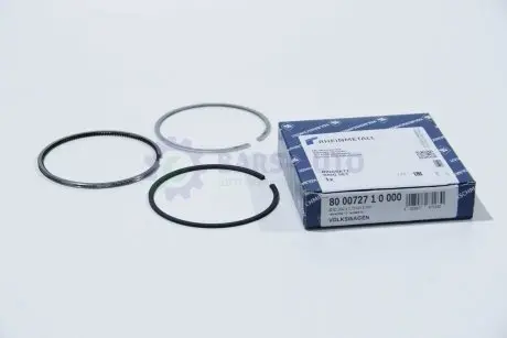 Кольца поршневые VW Passat 2.0TDI (81.01mm/STD) (1.75-2-3) (на 1 поршень) KOLBENSCHMIDT 800072710000