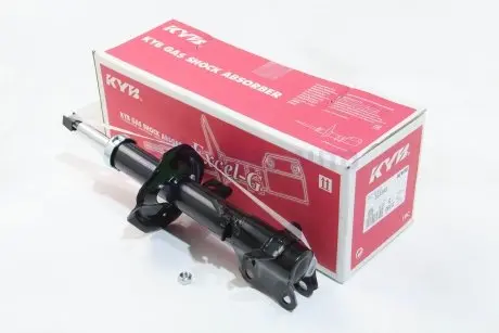 Амортизатор передній Nissan TIIDA 07-11 Пр. (газ) KYB 333390