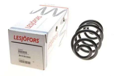 Пружина (задня) VW Passat B5 1.6-2.0/1.8T/1.9TDI/2.3 VR5/2.5TDI/2.8 V6 96-05 (седан) (з пост.діам.) (HD) LESJOFORS 4295057