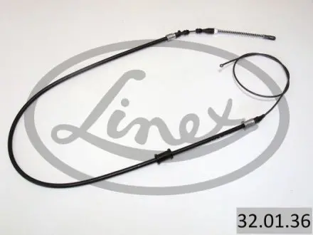 Трос ручника (R) Opel Vectra A 1.4-1.8i 88-95 (2079/1022 мм) LINEX 32.01.36