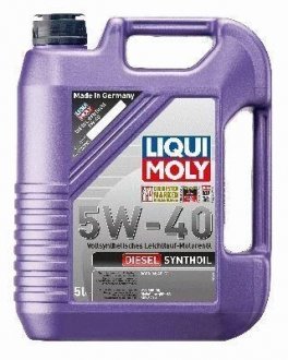 Олива моторна 5W-40 DIESEL SYNTHOIL 5L LIQUI MOLY 1341 (фото 1)