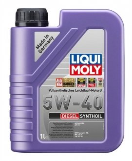 Моторна олива Diesel Synthoil 5W-40 1 л - LIQUI MOLY 1926 (фото 1)