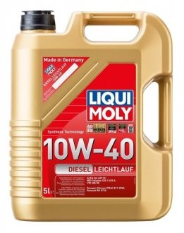 Олива моторна Diesel Leichtlauf 10W-40 5л LIQUI MOLY 21315