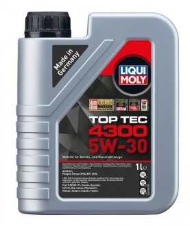 Олива моторна Top Tec 4300 5W-30 1л LIQUI MOLY 2323 (фото 1)