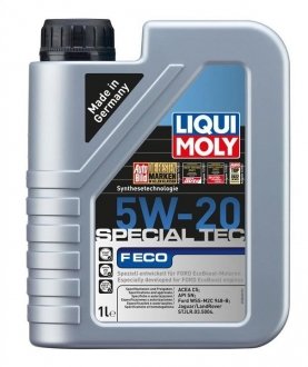 Масло моторн. Special Tec F ECO 5W-20 (Канистра 1л) LIQUI MOLY 3840 (фото 1)