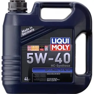 Масло моторн. OPTIMAL SYNTH 5W-40 (Канистра 4л) LIQUI MOLY 3926