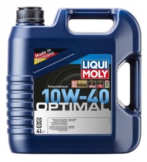 Масло моторн. Optimal 10W-40 (Канистра 4л) LIQUI MOLY 3930