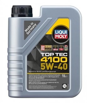 Олива моторна Top Tec 4100 5W-40 1л LIQUI MOLY 7500