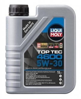 Масло моторн. TOP TEC 4600 5W-30 (Канистра 1л) LIQUI MOLY 8032