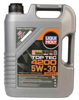 Олива моторна Top Tec 4200 5W-30, 5 л. LIQUI MOLY 8973 (фото 1)