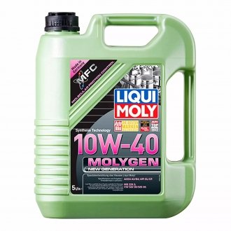 Олива моторна Molygen New Generation 10W-40 (Каністра 5л) LIQUI MOLY 9061 (фото 1)