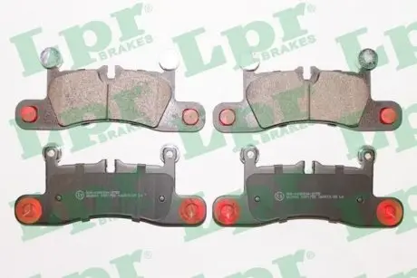 Комплект гальмівних колодок з 4 шт. дисків LPR 05P1755
