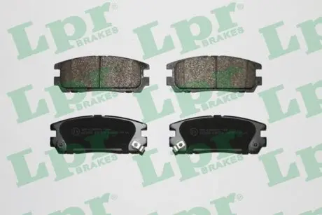 Комплект гальмівних колодок з 4 шт. дисків LPR 05P524
