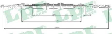 Трос ручного гальма LPR C0258B